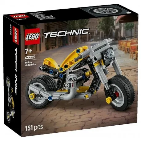 [1650568200] Moto Jaune technic 42225
