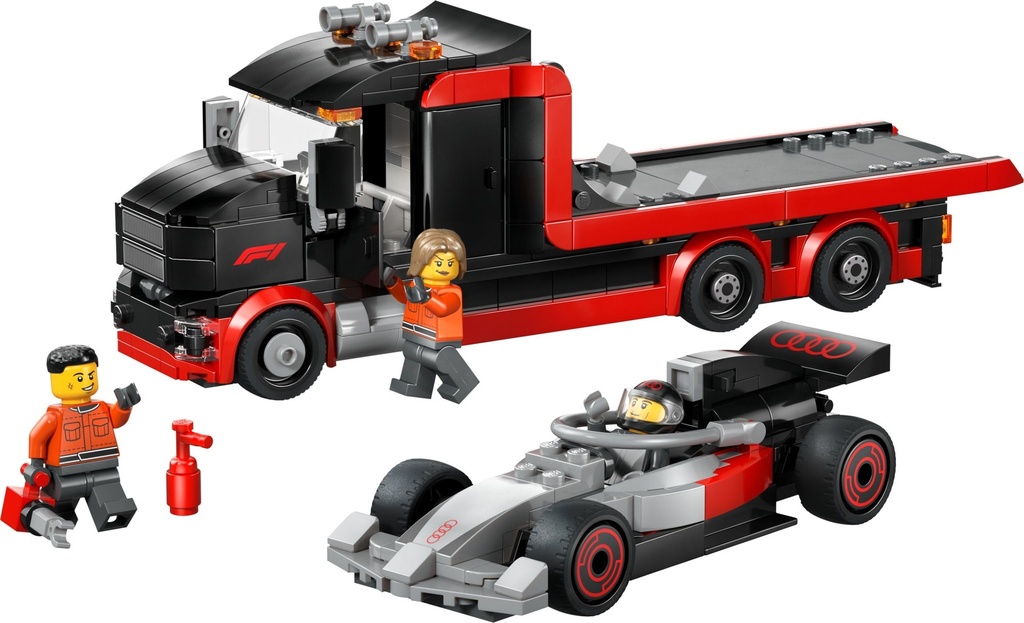 [1650568220] Camion de F1® avec voiture de course de F1 60493