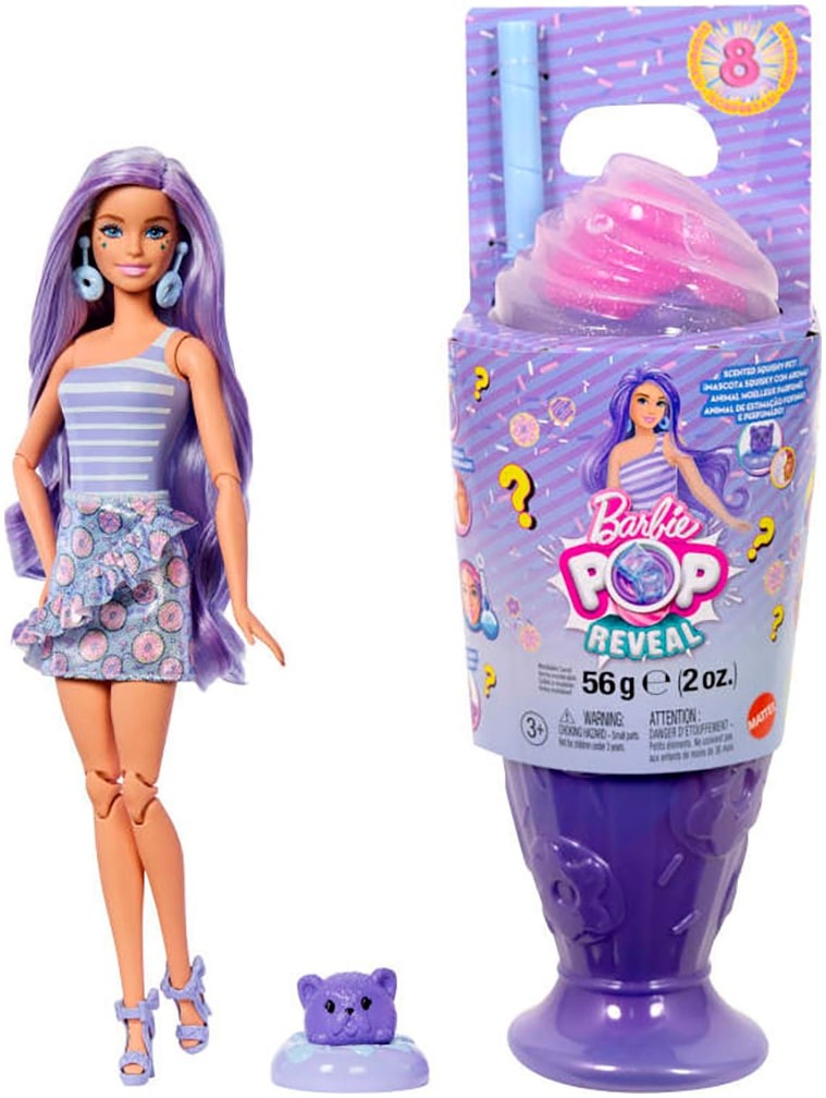 [1650568224] Barbie®️ Pop! Reveal Sweet Treats Series - Purple Hair