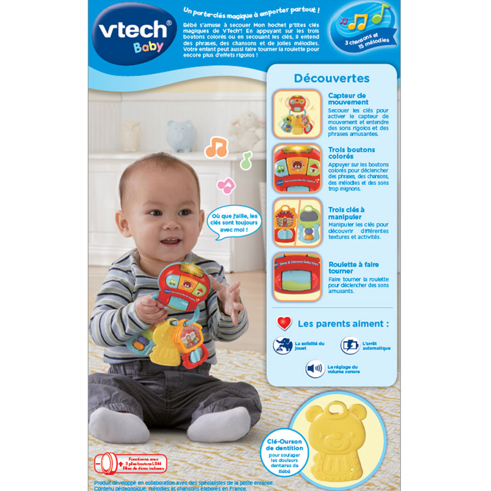 [36003004] Mon hochet P'tites clés magiques â€“ VTech (VT505105)