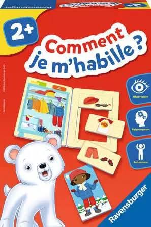 [6011003] Jeu éducatif enfant Ravensburger 24031 Comment je m'habille ?