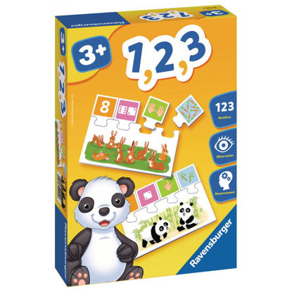 [6011007] Jeu éducatif 1,2,3 pour apprendre à  compter Ravensburger 24045