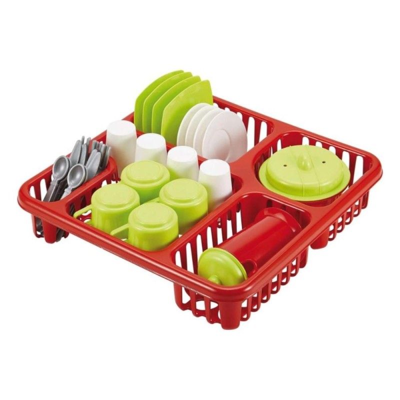 Dînette complète 33 pièces égouttoir Ecoiffier 908