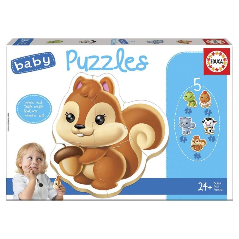 [60189133] Puzzle Bébé : Les animaux 13473