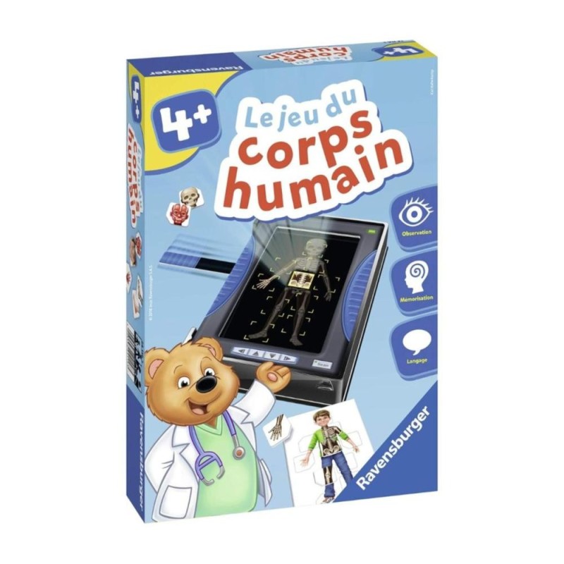 [60189217] Jeu éducatif corps humain Ravensburger 24116