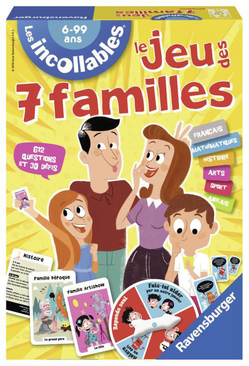 Jeu de cartes 7 familles éducatif Ravensburger 26624