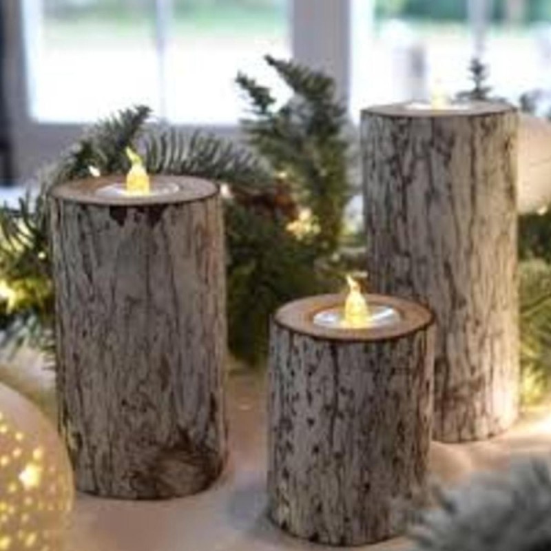 [60290093] bougie tronc d'arbre  mt09-10t