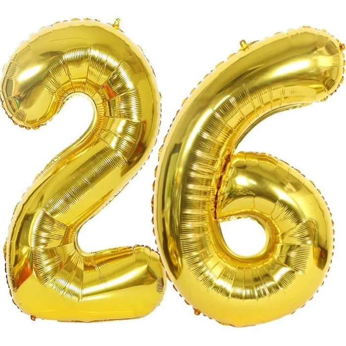 [60295038] chiffre en ballon 26 ''