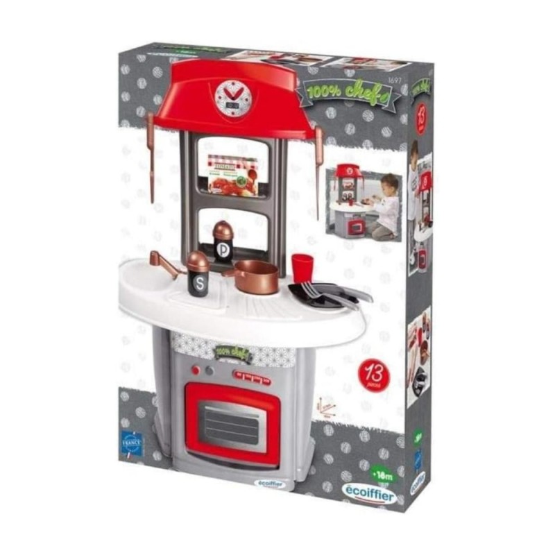 [60420003] Mini cuisine Coquillette avec accessoires Ecoiffier 100% Chef
