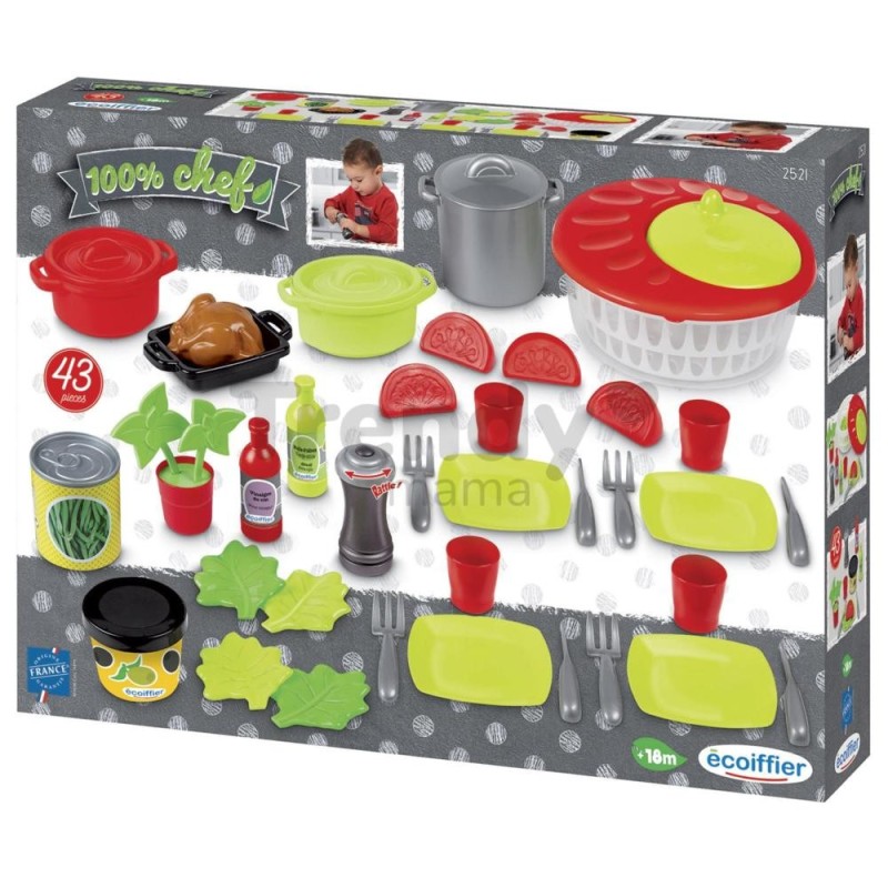 [860188003] Jeu d’imitation cuisine Coffret Cooking Ecoiffier 2521