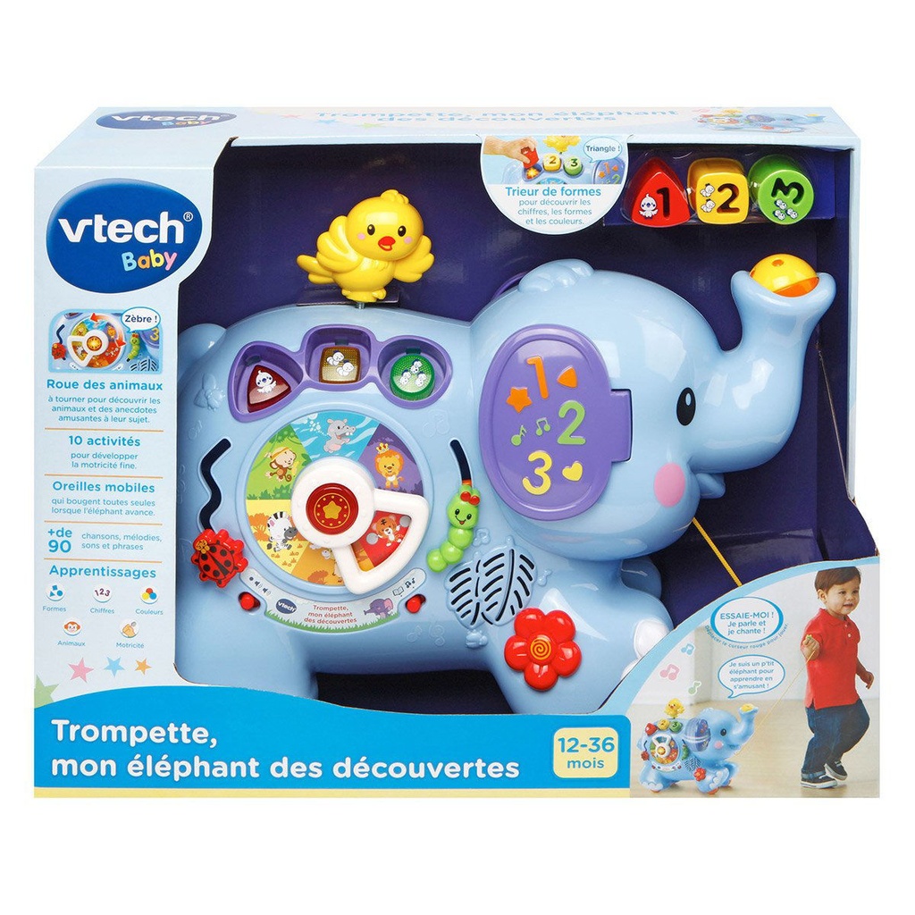 [90003009] Trompette, mon éléphant des découVertes â€“ Vtech()VT505805