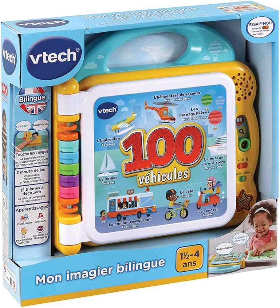 [90003035] Mon imagier bilingue â€“ Mes endroits préférés â€“ Réf. VT613045 â€“ Vtech