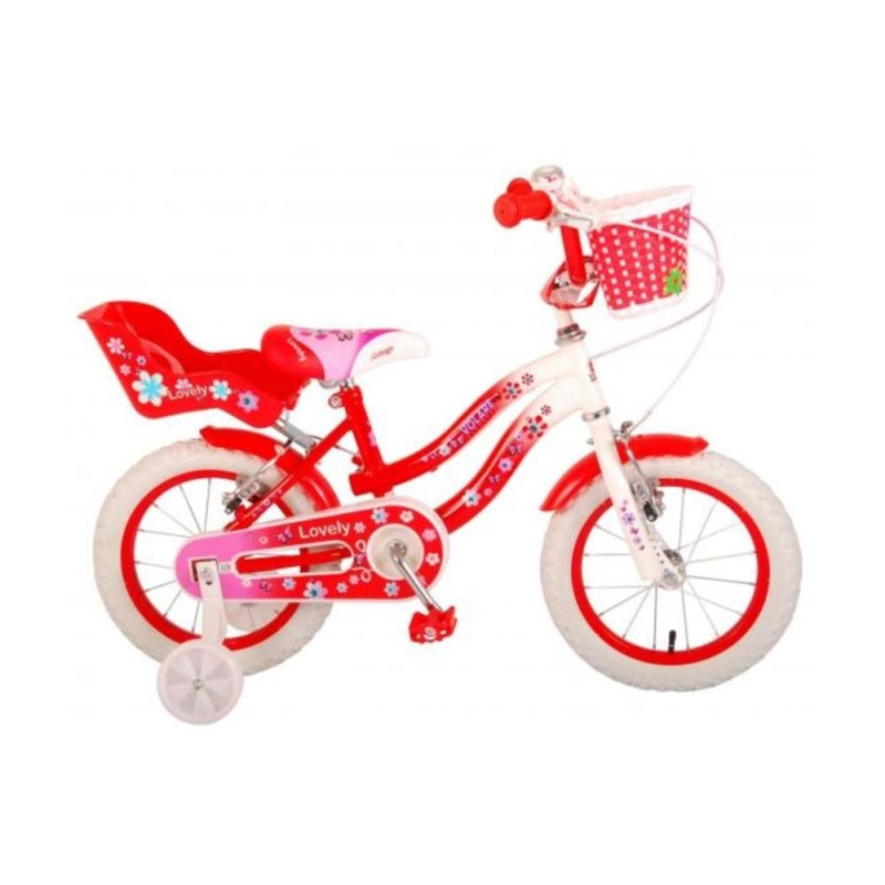 [1650556028] Velo lovley 14 pouces Girl (Blanc)