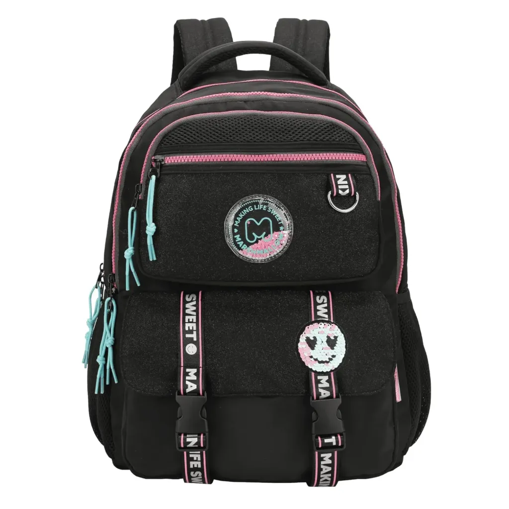 [1650568840] SAC A DOS MARSHMALLOW 2 compartiment Stellar Black  65533