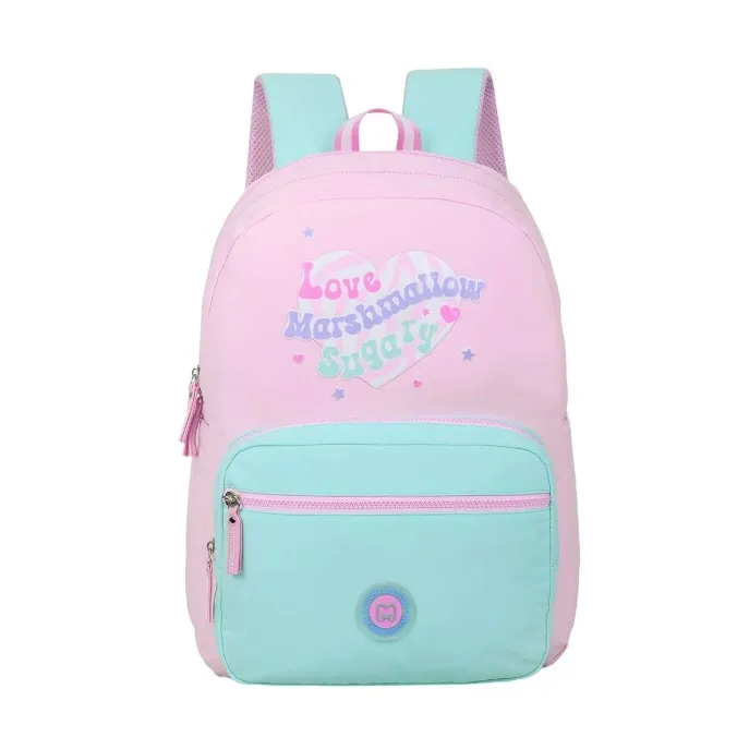 [1650568858] SAC A DOS MARSHMALLOW 1 compartiment Y2K Rose  65578