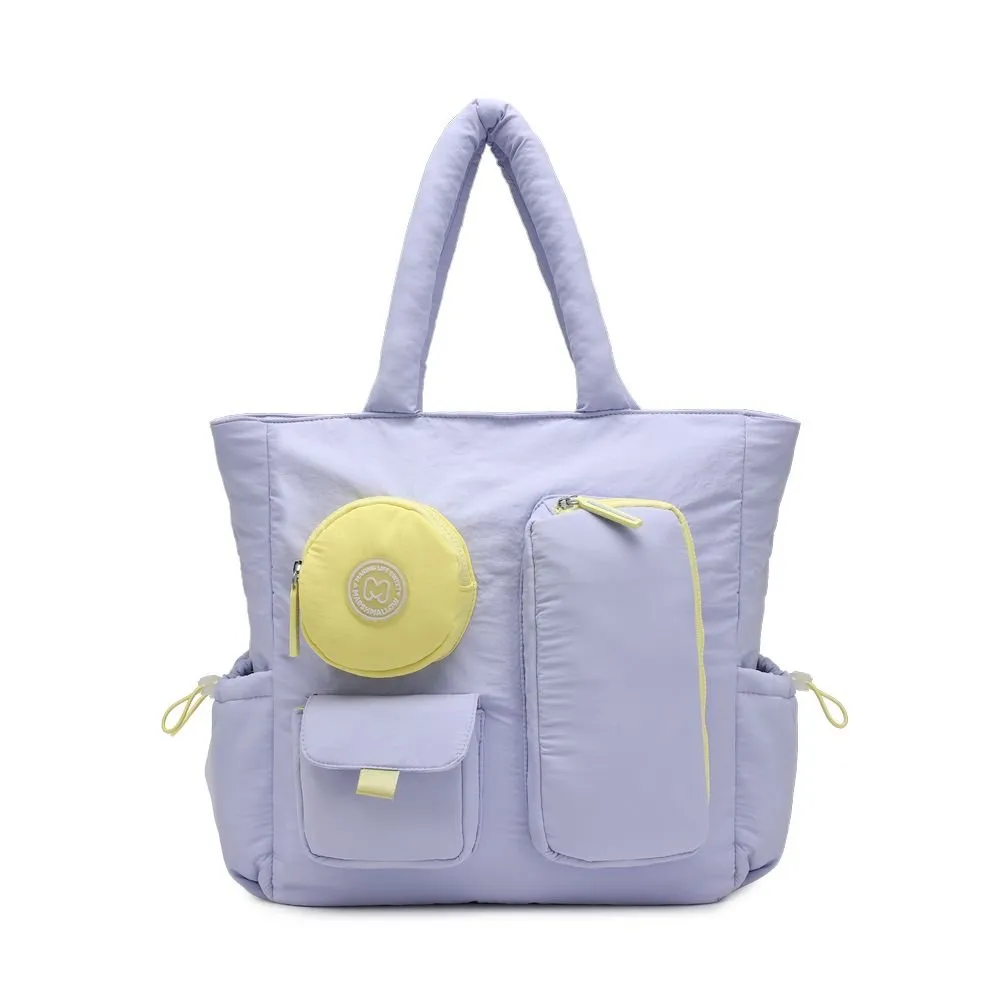 [1650568869] SHOPPER BAG MARSHMALLOW BUBBLE PURPLE 65663