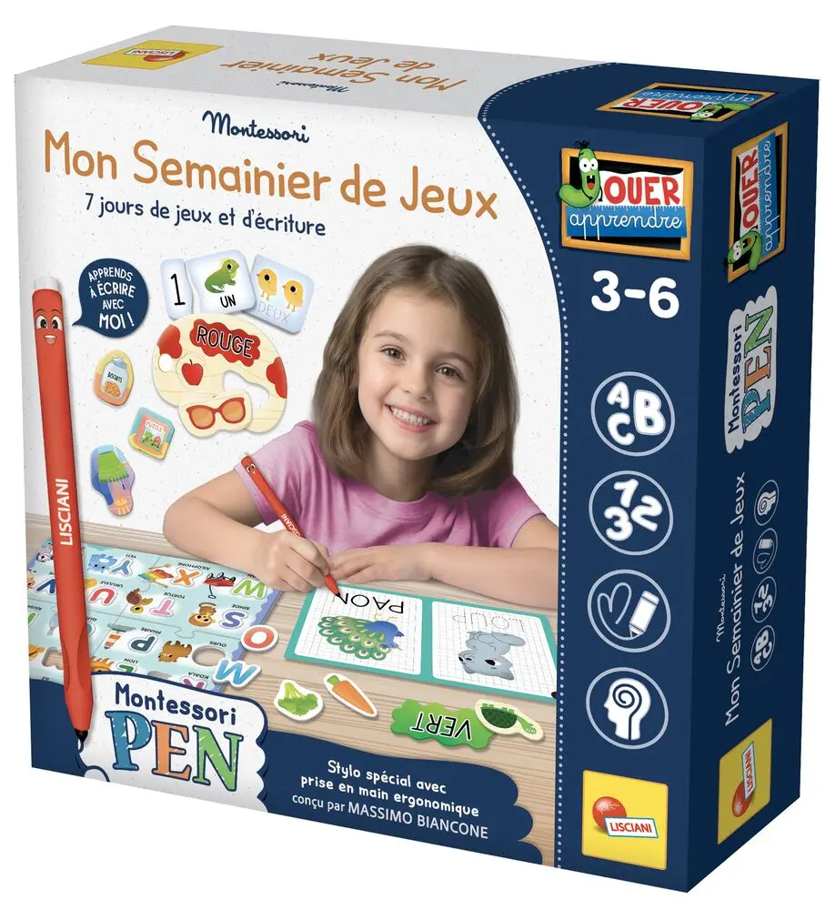 [1650569039] Montessori pen mon semainier de jeux FR111619