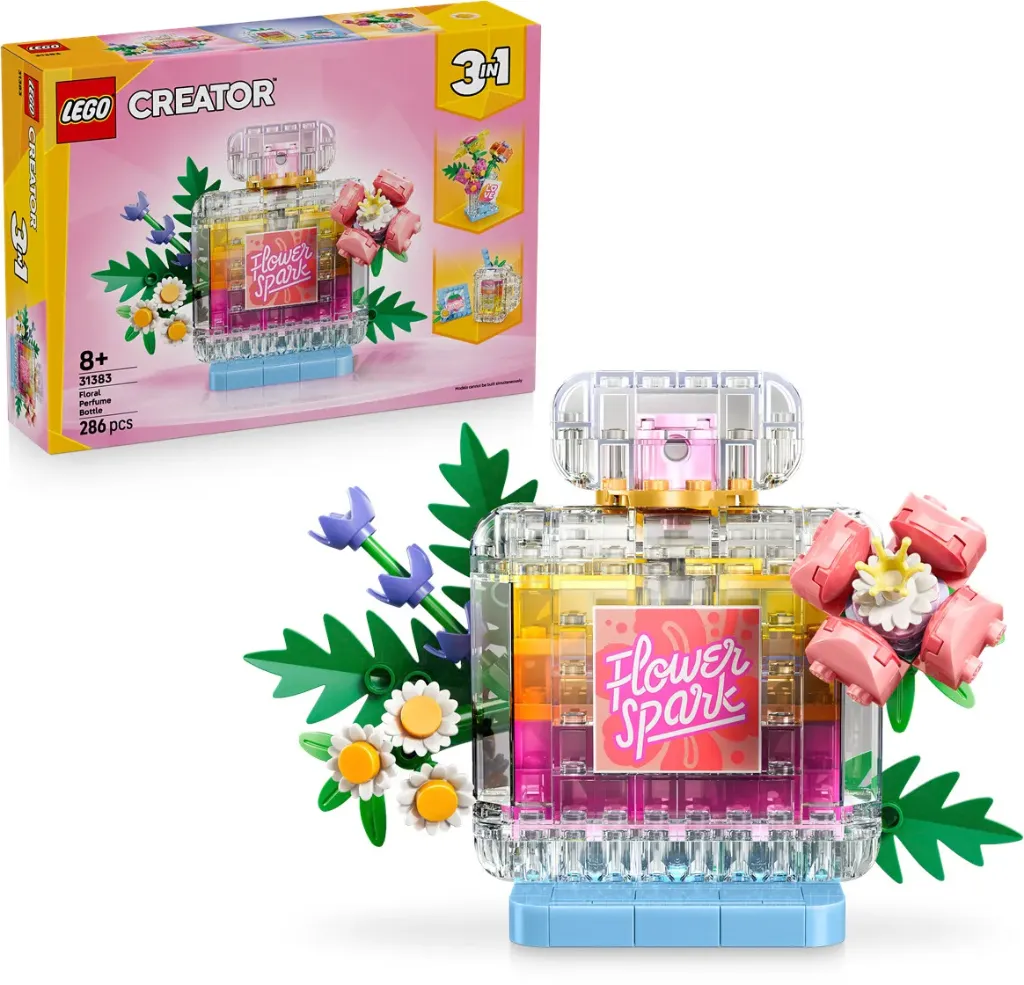 [1650569093] Flacon de parfum au décor floral 31383