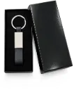 Porte cles SIMILI CUIR metal en coffret  02
